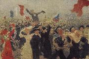 Ilia Efimovich Repin Demonstrations painting
